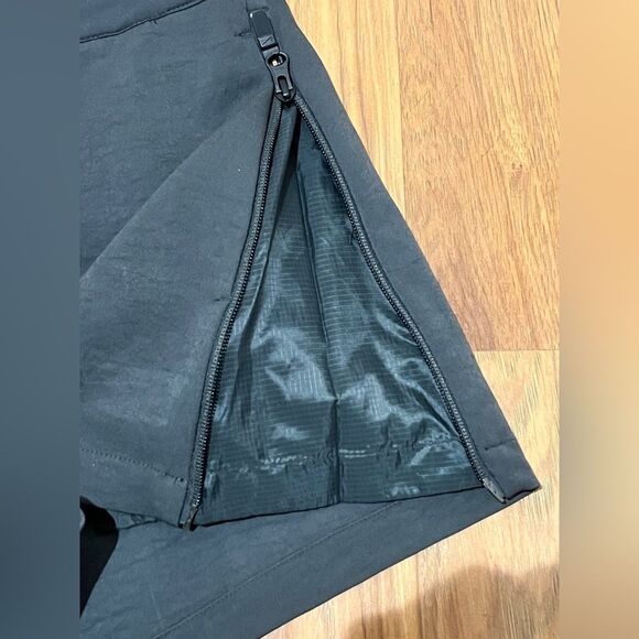 Nike Women's Team TechPack Woven Short High Waist Size Small Grey Black - Picture 8 of 9